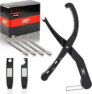 1PZ TR1-AU1 Bike Bicycle Tire Lever Cycling Repair Tool Spoon Kits with 4 pcs Cycling Repair Tool Spoon Install Difficult Wire Bead and Stubborn Tires