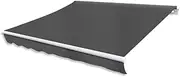 Folding Awning Manual Operated 300 cm Anthracite,Window & Door Awnings 19.72KG-275561