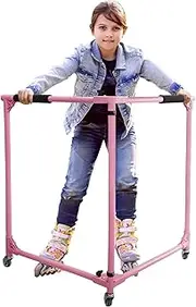 GanFindX Kids Roller Skating Trainer, Folding Skater Aid for Beginners, Learn Balance on Inline Skates
