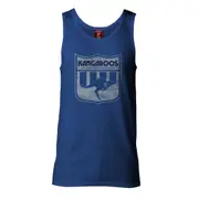 North Melbourne Kangaroos Mens Retro Logo Singlet