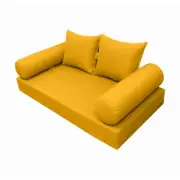 |COVER ONLY| Style4 Queen Knife Edge Daybed Mattress Bolster Pillow Covers AD108