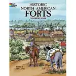 HISTORIC NORTH AMERICAN FORTS COLORING BOOK