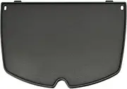 CAMPAQUIP Cast Iron Half Griddle Plate | Fits Weber Q Series | Q200 | Q220 | Q2000 | Q2200 | Matt Porcelain Enamel | Flat Grill Pan | Non-Stick | NOT for N Series
