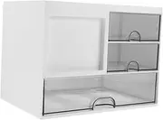 ROMISBABA Filing Box Drawers Office Supplies Organizer Multi-Layer Assembly Desktop Drawer Box