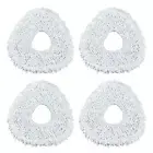 Non Shedding Fiber Mop Pads for NARWAL For J1 J2 Robot Vacuum Cleaner (4pcs)