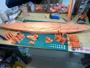 3D Printed 1/700 Italian Battleship Sicily Unpainted Model Kit NEW