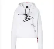 BOGNER Women hoodie White Size Xl New With Tag!!!
