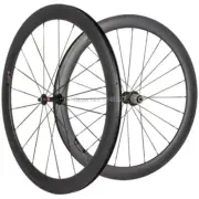 700C Carbon Wheelset For Road Bike Clincher Matte Finish With Novatec 291 Hub