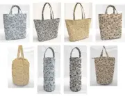 Paisley Reusable Fabric Gift Bags and/or Tote Bags (4 Colors Available)