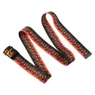 Plain Webbing Stretch with Flame Grain Buckle 130cm Adjustable Canvas Belt
