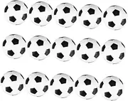 Mipcase 15pcs Tabletop Soccer Balls Replacement Foosball Balls for Standard Tables Fun Mini Game Accessory Design for Adults