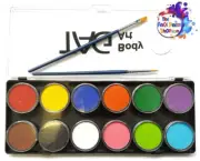 TAG Body Art Face Paint Palette - Regular 12 x 10g