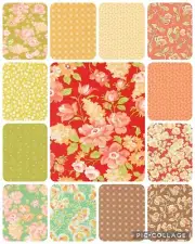 PORTOFINO Fig Tree Joanna Figueroa Moda Fabrics colorful floral 13 fat quarters