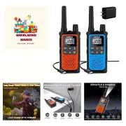 Walkie Talkies for Adults Long Range 2 Pack, Rechargeable Walkie Talkies 22 F...