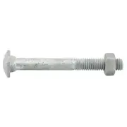 Zenith M10 x 90mm Hot Dipped Galvanised Cup Head Bolt And Nut - 2 PK - USA BRAND