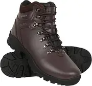 [Mountain Warehouse] Latitude II Extreme Mens Waterproof Leather Walking Boots - Vibram Sole, IsoDry & EVA Midsole - Spring, Summer Hiking, Trekking, Outdoors & Walking