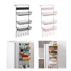 Over The Door Pantry Organizer Rack Kitchen Spice Rack for Refrigerator Kitchen