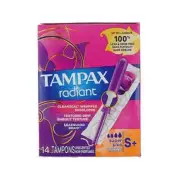 Tampax Radiant Super Plus Tampons - (Pack of 14)