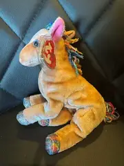 Ty Beanie Baby ZODIAC Horse 2000 Multicolor Hooves, Mane, Tail 7" 2000 New
