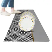 Anti Fatigue Kitchen Floor Mat Cushioned PVC Standing Pad for Home Office-Style 1