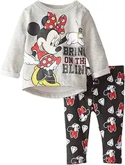 [Disney] Baby Girls' Minnie Mouse High-Low Fleece Sets