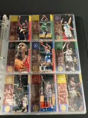 1994/95 UPPER DECK SP BASKETBALL,FOOTBALL &BASEBALL (4CT SET LOT)ALL IN BINDERS