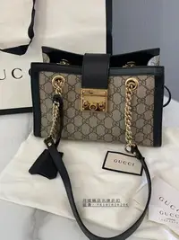 在飛比找Yahoo!奇摩拍賣優惠-月憶精品 GUCCI 古馳 Padlock Small GG