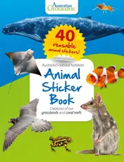 Animal Sticker Book: Reefs and Grasslands