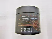 CRABTREE & EVELYN~BALI~COCONUT + SANDALWOOD BODY BALM 3.3 OZ 108