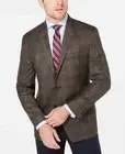 $295 Lauren Ralph Lauren Men's Ultraflex Plaid Sport Coat , Light Brown , 39 Reg