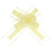 10pcs 11" Large Pull Bow Gift Wrapping Big Organza Bows Ribbon Yellow