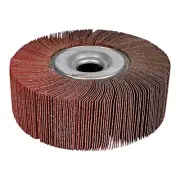 5 Pack - 6" x 2" x 1" Inch 80 Grit Bench Pedestal Grinder Unmounted Flap Wheels
