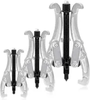3Pcs 3” 4” 6” 3-Jaw Gear Puller Removal Tool Heavy Duty Hub Bearing Puller with