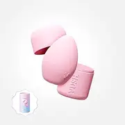 VUSH Plump Palm Vibrator - Travel-Size Squishy Silicone Clitoral Stimulator, Personal Massager with Travel Case, Waterproof, Rechargeable (Pink)
