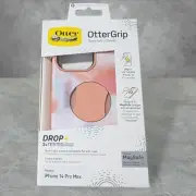 Q3. OtterBox OtterGrip SYMMETRY SERIES Case for iPhone 14 Pro Max - Peaches