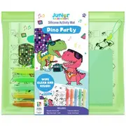 Jr Kaleidoscope Dino Party Silicone Games Mat