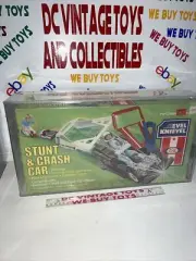 Vintage 1975 Ideal Evel Knievel Stunt & Crash Car NEW SEALED AFA 80+