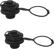 OZXNO 2pcs Inflatable Boat Air Valve 24mm Plastic Air Valve Caps for Inflatables Towable Tube Plug for Inflatable Raft Boat Kayak