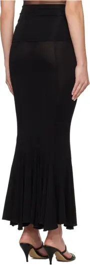 Nensi Dojaka Yasmin Draped Skirt XS black