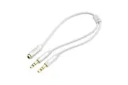 UGREEN 20897 TRRS Female to Dual TRS Male Headset Mic Audio Y Splitter