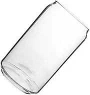 Can Shaped Glass Cup Transparent Beverage Mug Practical Juice Glass for Cold Drinks Lightweight and Portable for Home and Outdoor Use