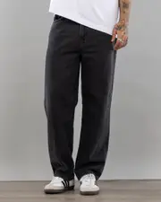 [Riders] Riders Men's R5 Baggy Jeans in Black Logic Size 30 30 Black Logic