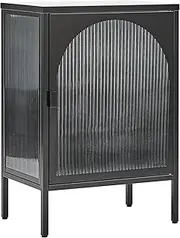 Cooper & Co. Eve 86cm Modern Metal Side Table Black