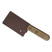 PU Leather Knife Sheath Meat Cleaver Sheath Waterproof Knife Guard Brown