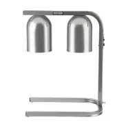 Nemco 6000A-2 Freestanding 2 Bulb Infrared Fried Food Warmer Heat Lamp