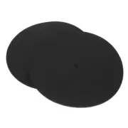 2 Pcs Record Protector Player Slip Mat Turntable Platter Slipmat
