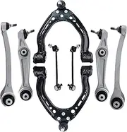 8pcs Front Upper Lower Control Arm Ball Joint Set Compatible For Tesla Model S 2012 2013 2014 2015 2016 2017 2018 2019 2020 2021 2022