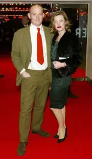 Camilla Rutherford and her husband Rufus Abbott arrive at the Wor- 2004 Photo