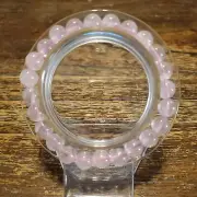 Rose Quartz Crystal Bracelet 8.2mm Beads