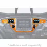 Polaris Ride Command Dash Switch Panels RZR XP1000 Turbo S 1000 Orange Madness